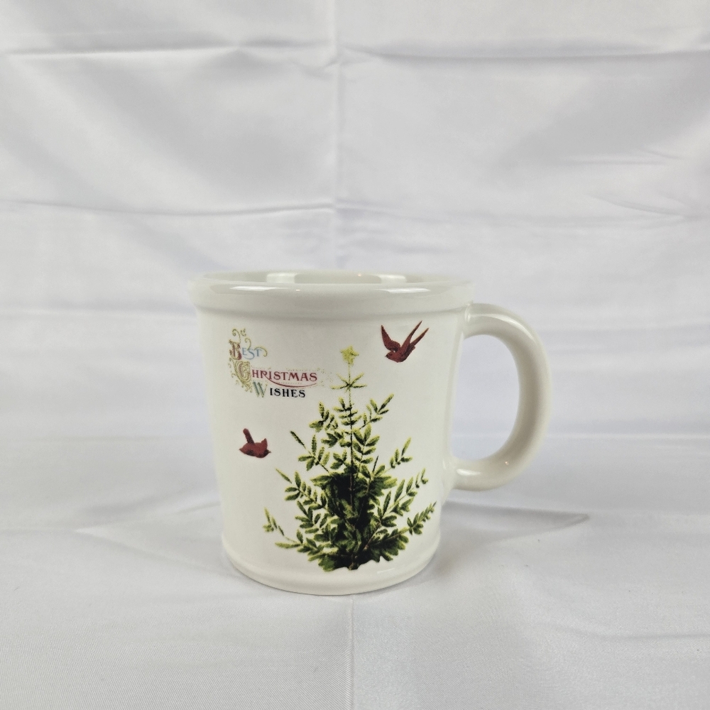 Vintage Holiday Collection By Magenta BEST CHRISTMAS WISHES Coffee Mug 4 1/4”